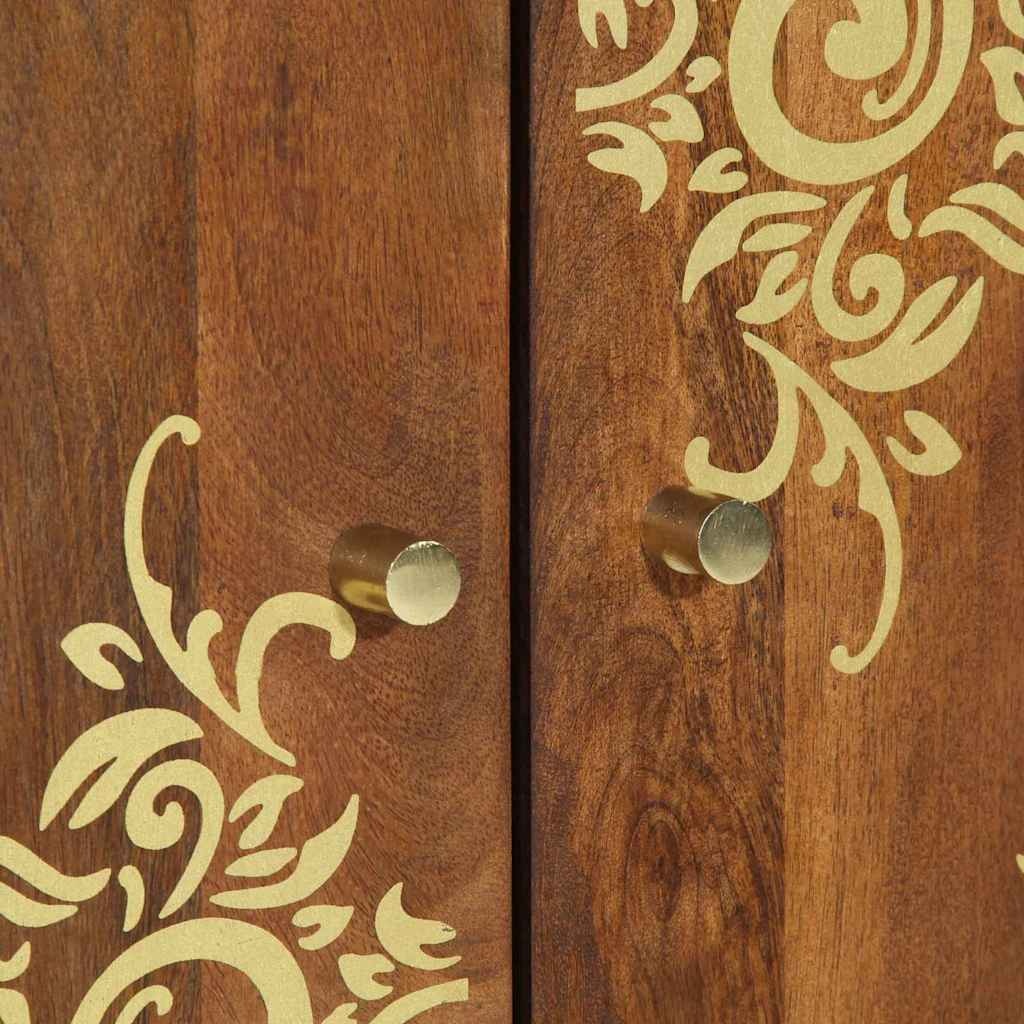 Retrotje: Dressoir Massief Mangohout Bruin - 34% Korting