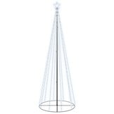 vidaXL Kegelkerstboom 310 LED's 100x300 cm Koudwit | -59%