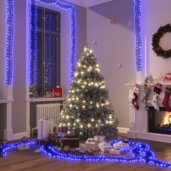 vidaXL Lichtslinger Blauw 17m 2000 LED's met 56% Korting