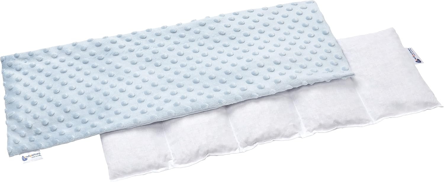 Kersenpit Kussen 60x20cm 800g 100% Katoen Medi Partners 5 kamers Graankussen Grote Eco Natuur Warmtekussen Koudetherapie Afneembare Hoes