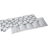 Kersenpit Kussen 60x20cm 800g 100% Katoen Medi Partners 5 kamers Graankussen Grote Eco Natuur Warmtekussen Koudetherapie Afneembare Hoes