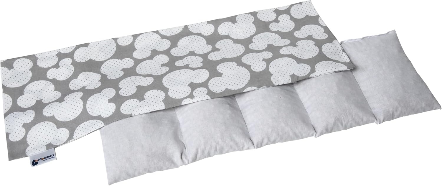 Kersenpit Kussen 60x20cm 800g 100% Katoen Medi Partners 5 kamers Graankussen Grote Eco Natuur Warmtekussen Koudetherapie Afneembare Hoes