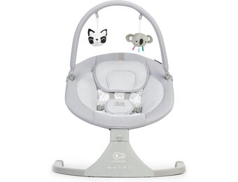 Kinderkraft LULI Elektrische Baby Schommelstoel 4 kg Grijs