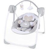 Ingenuity, Draagbare babyschommel, knuffellamp - met melodieën, tijd en schommelinstelling