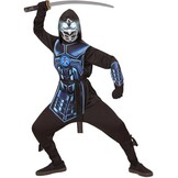 Kinder Cyber Ninja Kostuum Zwart Grijs - 52% Korting