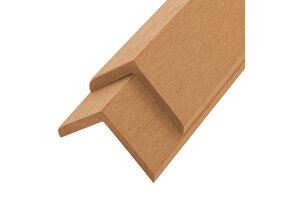 vidaXL Terras Hoekplinten HKC Teakkleurig - 34% Korting