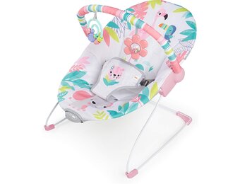 Bright Starts Flamingo Vibes Babywipper met Vibraties en Speelboog
