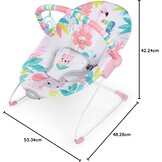 Bright Starts Flamingo Vibes Babywipper met Vibraties en Speelboog