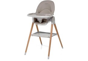 Kinderstoel 2-in-1 Zand (30% Korting) | 6m-6j | Hoge stoel & Zitje