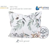 Kersenstenen kussen korrelkussen groot warmtekussen 500g rechthoek 20x25cm eco natuur 100% katoen Medi Partners warmte + koudetherapie massagetherapie (Herten in de bladeren)