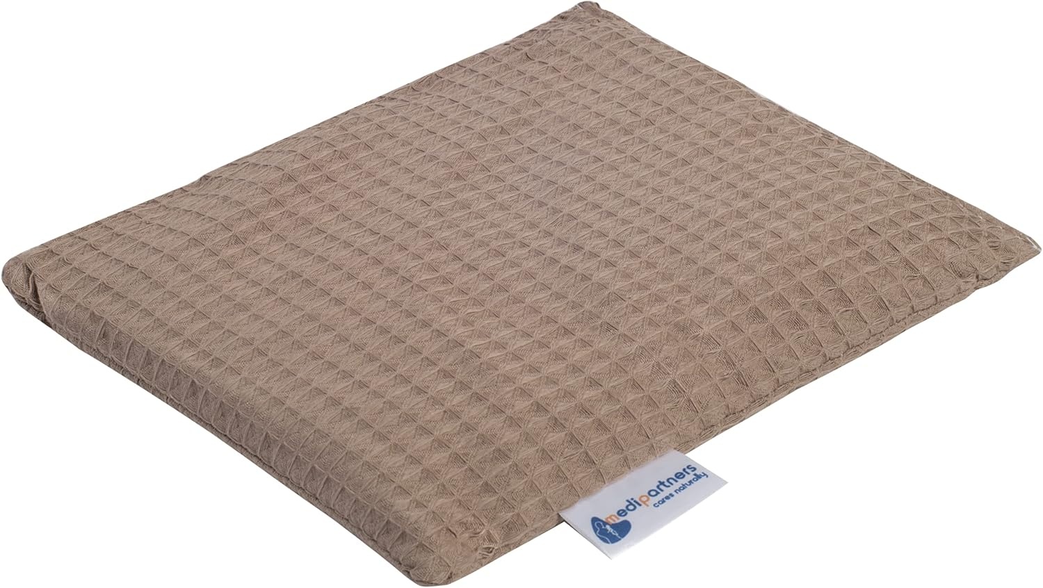Kersenstenen kussen korrelkussen groot warmtekussen 500g rechthoek 20x25cm eco natuur 100% katoen Medi Partners warmte + koudetherapie massagetherapie (Herten in de bladeren)