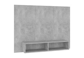 VidaXL TV-meubel (58% korting!) - 120x23,5x90 cm Betongrijs