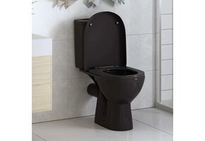 Zwarte Soft-Close Toiletbril met Quick-Release - 33% Korting