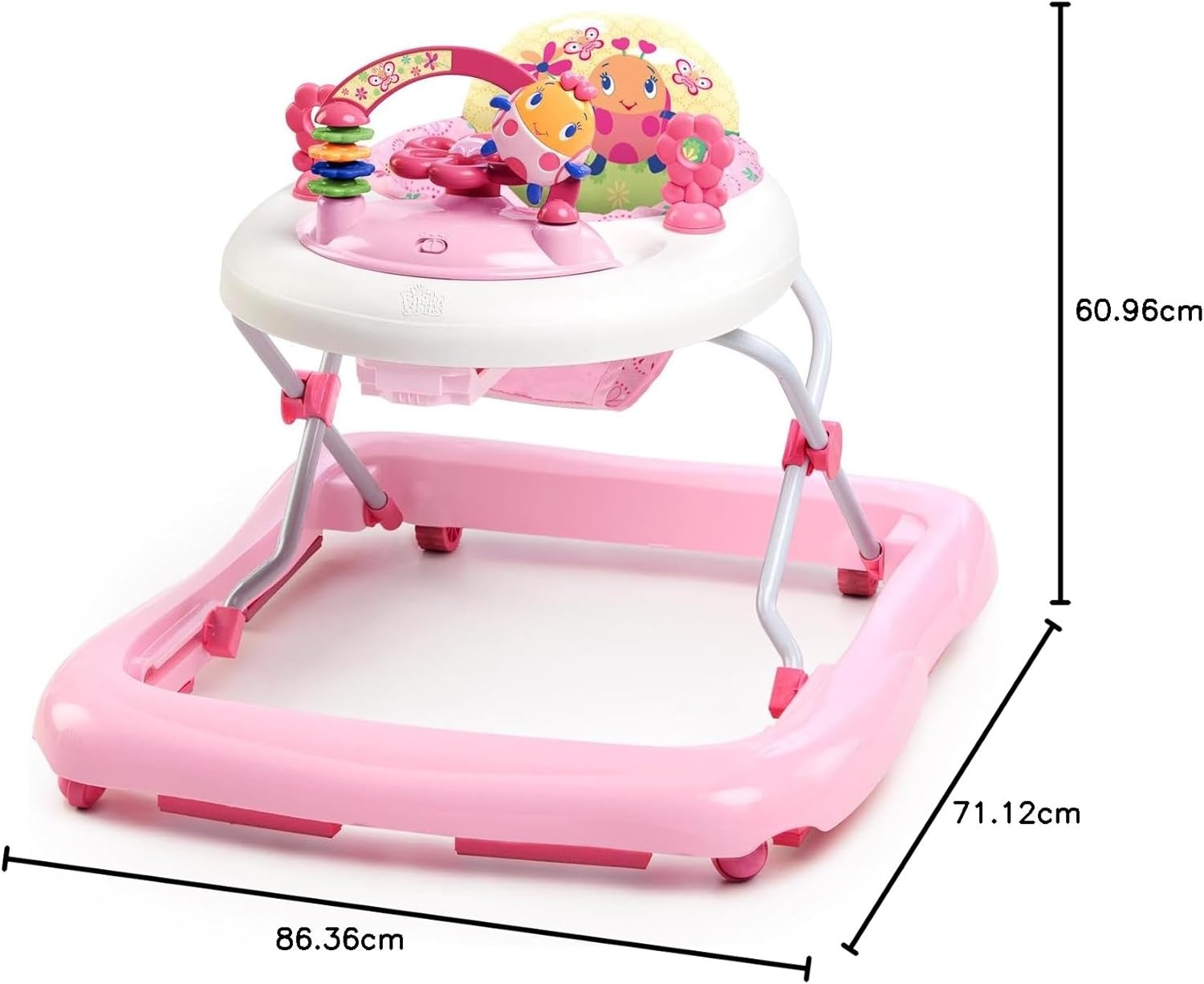 Bright Starts Loopstoel JuneBerry met Easy Fold Frame