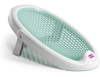 OKBABY Jelly - Opvouwbare, zachte en comfortabele badsteun voor baby's van 0-8 Maanden (8kg) - Lichtblauw
