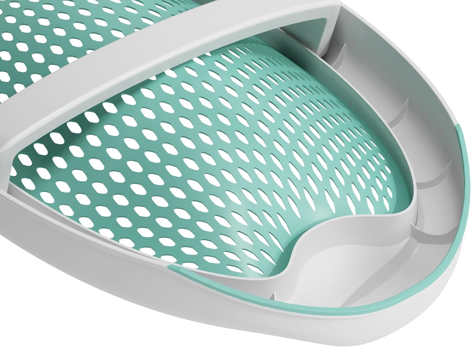 OKBABY Jelly - Opvouwbare, zachte en comfortabele badsteun voor baby's van 0-8 Maanden (8kg) - Lichtblauw