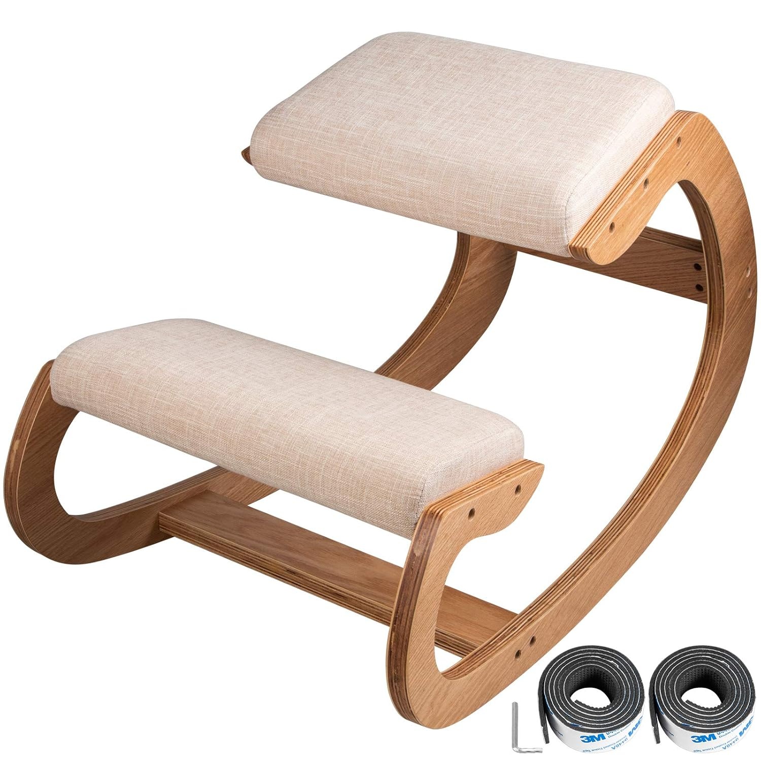 Ergonomische Kniekruk met Korting | 34% Korting | Hout & Wit