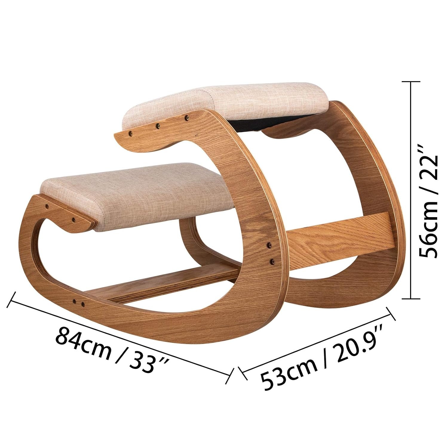 Ergonomische Kniekruk met Korting | 34% Korting | Hout & Wit