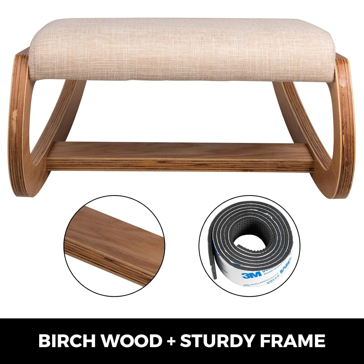 Ergonomische Kniekruk met Korting | 34% Korting | Hout & Wit