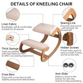 Ergonomische Kniekruk met Korting | 34% Korting | Hout & Wit