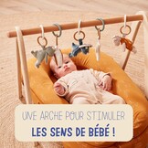 Natuurlijke Houten Speelboog Baby 0-6 mnd | 28% Korting