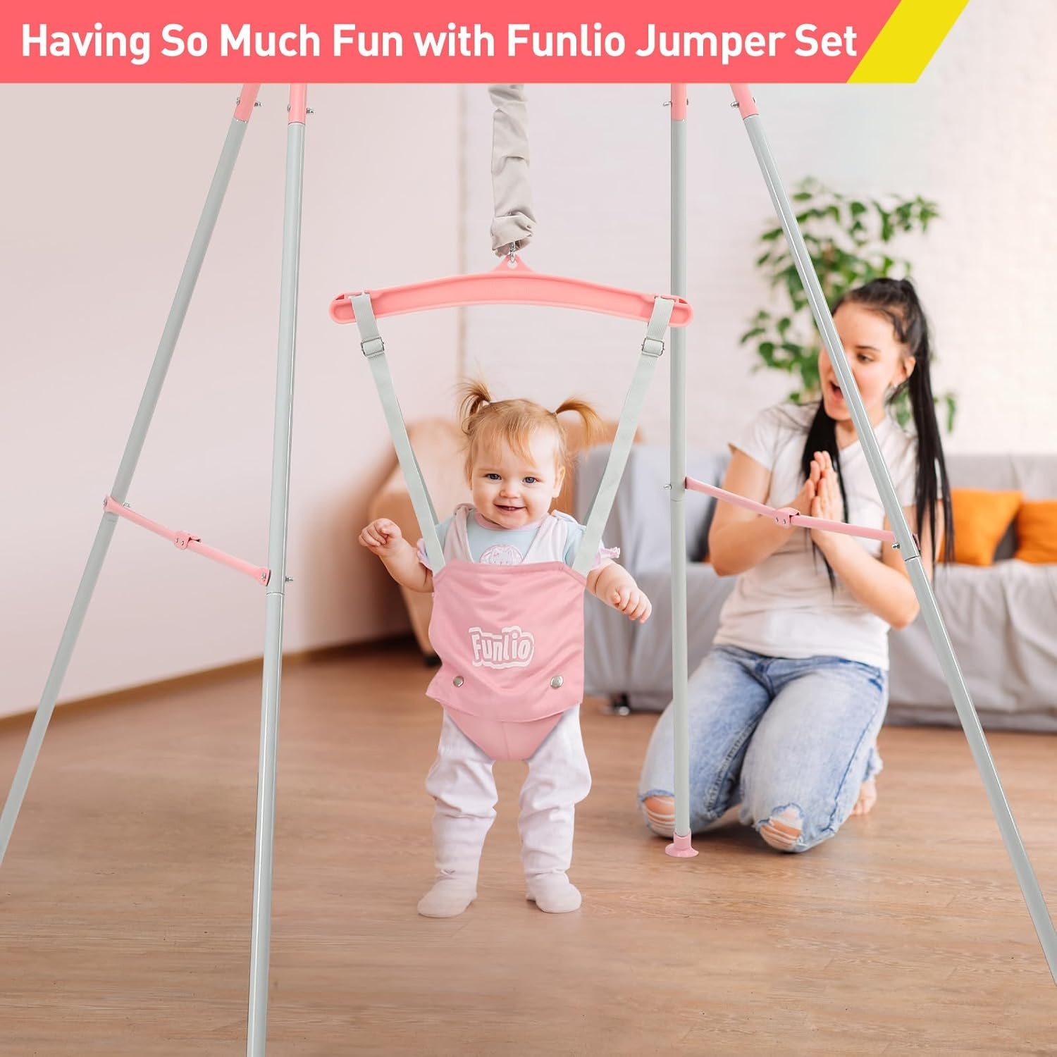 Baby Jumper Set Roze 3-in-1 (6-24m) | 58% Korting