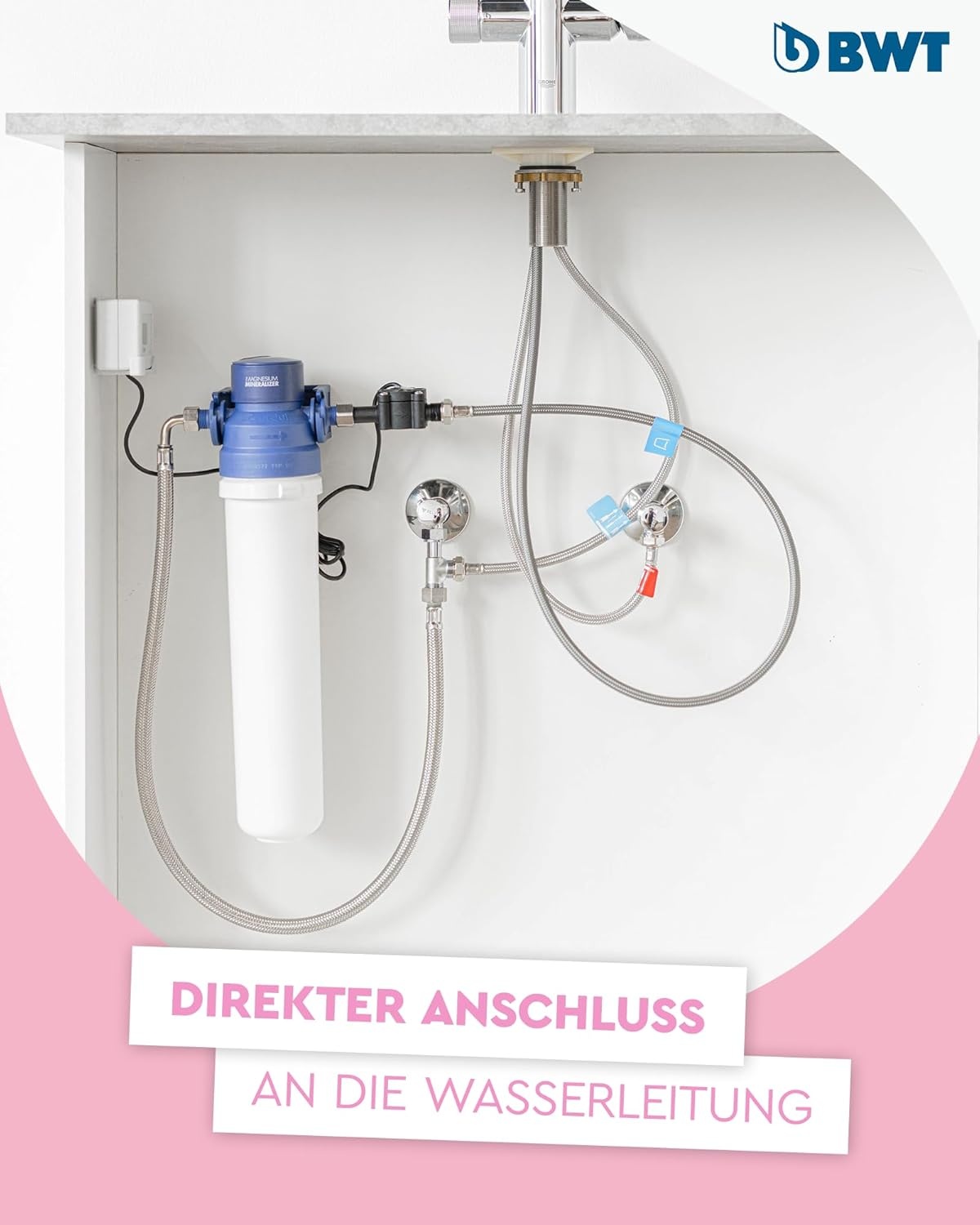BWT AQA drink Pure 2.0 Onderbouw Waterfilter + Kraan - 35% Korting!
