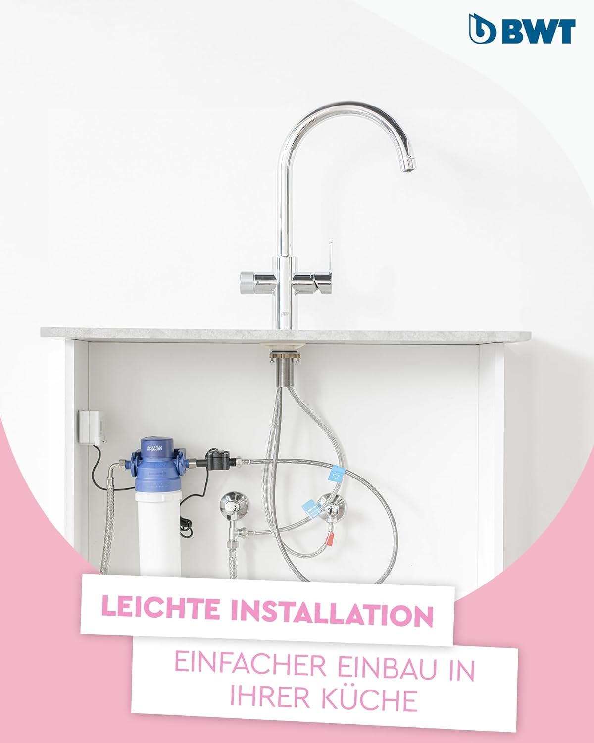 BWT AQA drink Pure 2.0 Onderbouw Waterfilter + Kraan - 35% Korting!