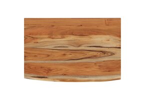 Acaciahouten Wandschap met Natuurlijke Rand - 60x40cm (51% Korting)