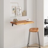 vidaXL Acaciahouten Wandschap met Natuurlijke Rand - 60x40 cm (34% Korting!)