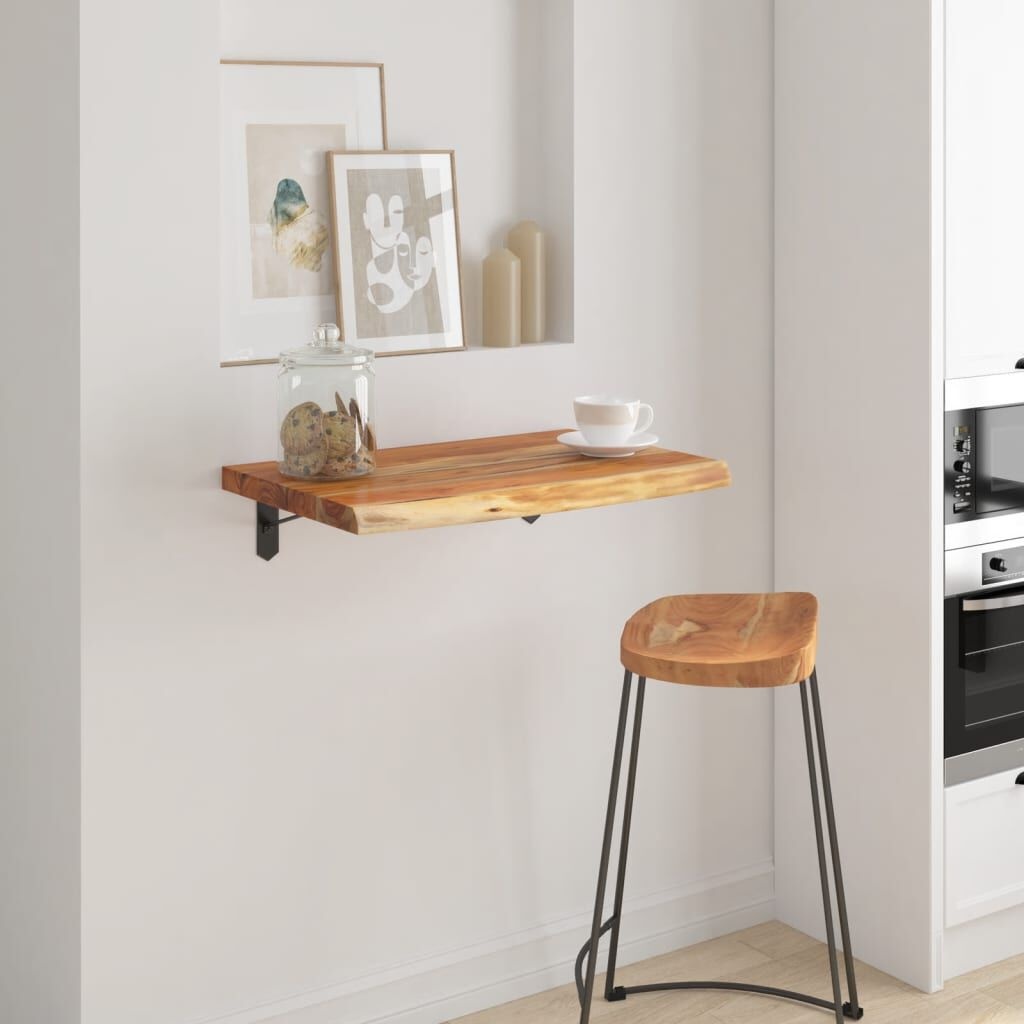 vidaXL Acaciahouten Wandschap met Natuurlijke Rand - 60x40 cm (34% Korting!)
