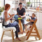 Meegroeiende Houten Kinderstoel met Korting - 34%!