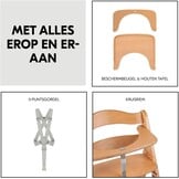 Meegroeiende Houten Kinderstoel met Korting - 34%!
