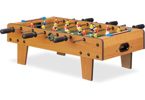 Tafelvoetbalspel Houtlook Groen-Bruin | 51% Korting | Compact | Stevig