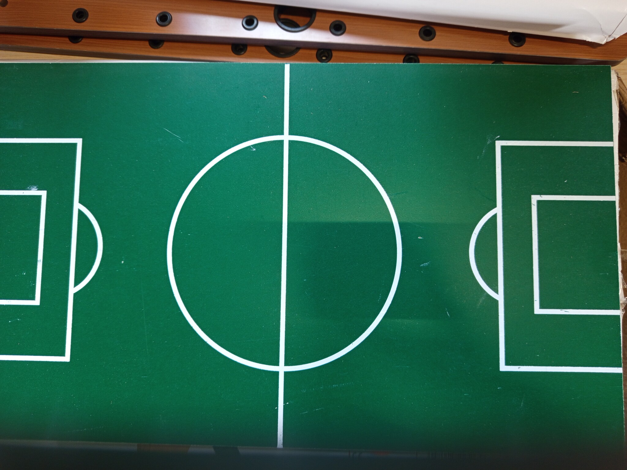 Tafelvoetbalspel Houtlook Groen-Bruin | 51% Korting | Compact | Stevig