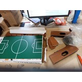 Tafelvoetbalspel Houtlook Groen-Bruin | 51% Korting | Compact | Stevig