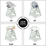 Kinderstoel Alpha+ Mint - Meegroeibaar - FSC Beukenhout - 34% Korting