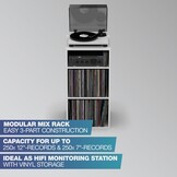 Mix Rack Wit - Opslag Vinyl & Audio Apparatuur (59% Korting)