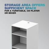 Mix Rack Wit - Opslag Vinyl & Audio Apparatuur (59% Korting)