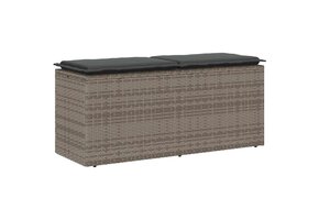 Retourtje: Grijze Tuinbank met Kussen (110x40x44cm) - 34% Korting!