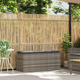 Retourtje: Grijze Tuinbank met Kussen (110x40x44cm) - 34% Korting!