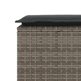 Retourtje: Grijze Tuinbank met Kussen (110x40x44cm) - 34% Korting!