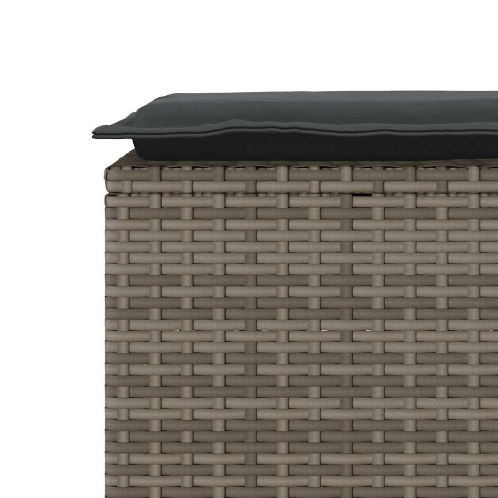 Retourtje: Grijze Tuinbank met Kussen (110x40x44cm) - 34% Korting!