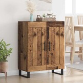 vidaXL Dressoir Oud Hout - 34% Korting! (Gemonteerd hout/ijzer)