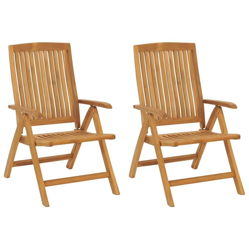 vidaXL Tuinstoelen 2 st. Teakhout - 35% Korting!