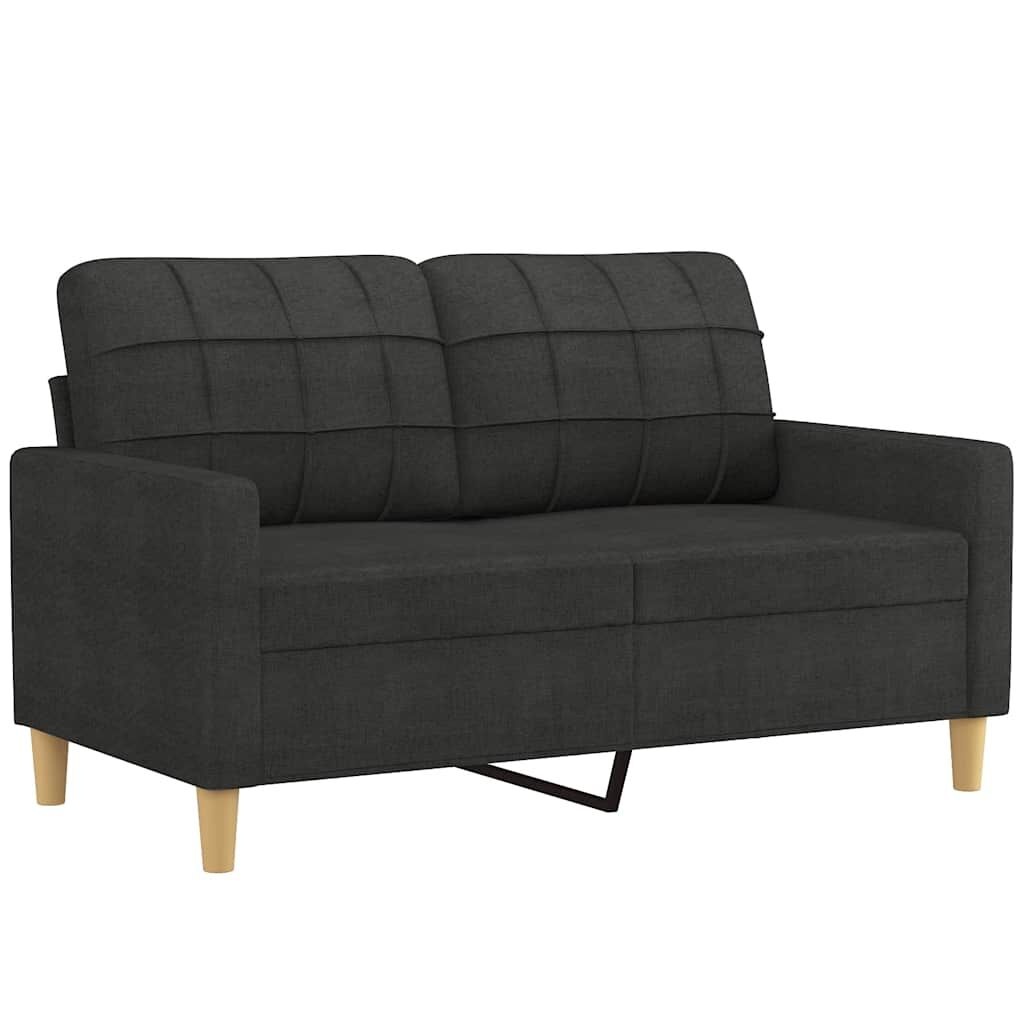 vidaXL Tweezitsbank 120 cm Zwart: 54% Korting!