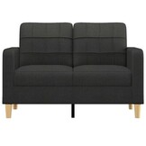 vidaXL Tweezitsbank 120 cm Zwart: 54% Korting!
