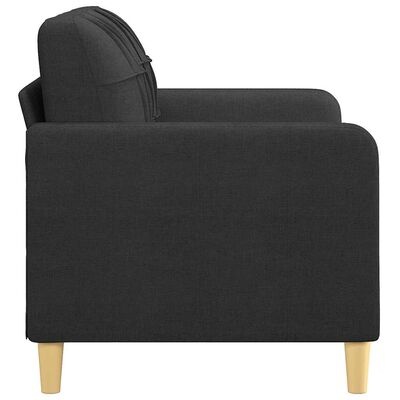 vidaXL Tweezitsbank 120 cm Zwart: 54% Korting!
