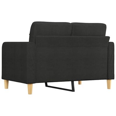 vidaXL Tweezitsbank 120 cm Zwart: 54% Korting!