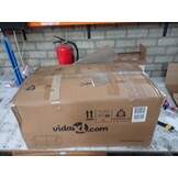 vidaXL Tweezitsbank 140 cm fluweel lichtgrijs